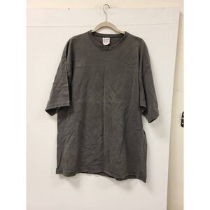 Pluma USA Heavy Weight Cotton T-Shirt XL Menswear Gray Blank Tee Made USA